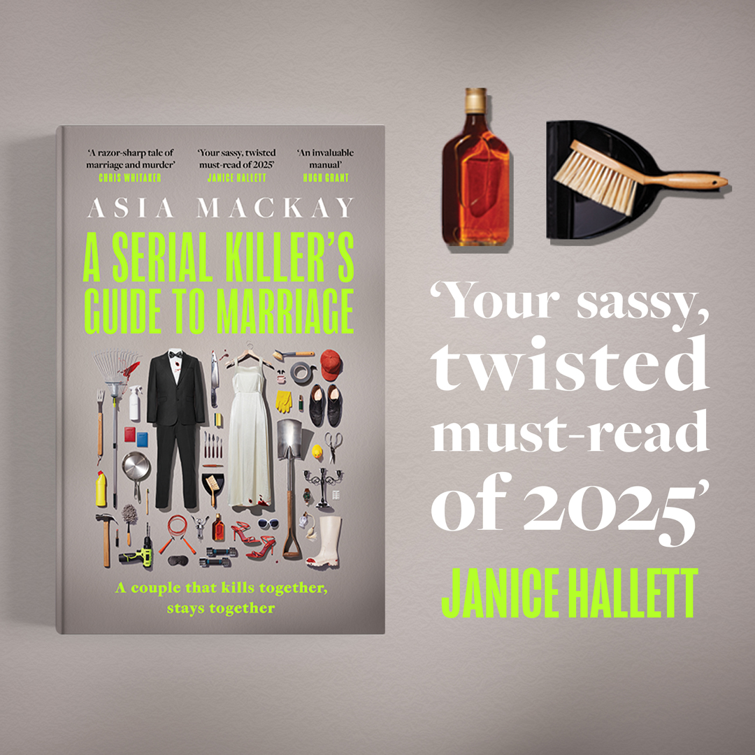 'Your sassy, twisted must-read of 2025' <a href="/JaniceHallett/">Janice Hallett</a>

Discover the addictive thriller readers can't stop talking about...🔪

Introducing <a href="/abmackster/">Asia Mackay</a>'s #ASerialKillersGuideToMarriage💒
Out Jan 2025!
Available to pre-order <a href="/Waterstones/">Waterstones</a>
brnw.ch/21wOHiM