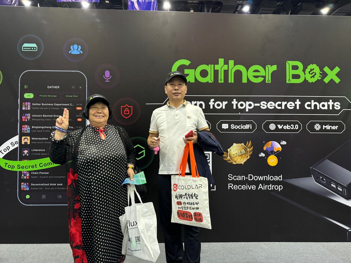 habiladaveed's tweet image. Revolutionize Your Communication!

Discover Gather Software and Gbox, the ultimate decentralized duo!
Robust encryption for secure chats
Hardware security for protected data
 #GatherGlobal #DecentralizedCommunication #PrivacyMatters #BlockchainRevolution