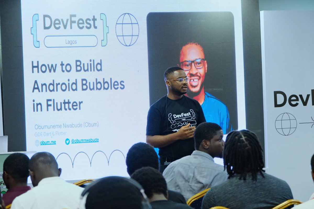 gdglagos's tweet photo. You canโt only blow bubbles, you can build them too!
@obumnwabude 's session explored building Android bubbles in Flutter.
#DevFestLagos #DevFest2024 #GDG11 https://t.co/2zGyaoFAK1