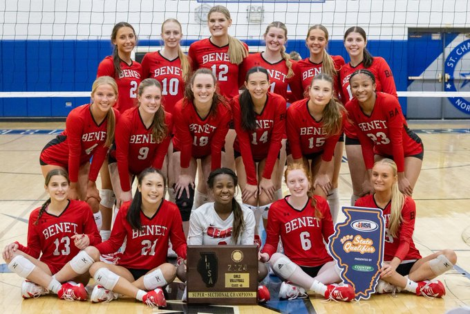MaxPreps Update (@maxprepupdate) on Twitter photo 🔥4A STSTE CHAMPIONSHIPS🔥
<a href="/RedHawkVB/">Marist Volleyball #Program</a> VS <a href="/benetvolleyball/">Benet Volleyball</a>
🔴Livestreams: bit.ly/3ArZ1Vb
⏰ Saturday @ 8:45p.
<a href="/BenetAthletics/">Benet Athletics</a> <a href="/Benet_cheer/">Benet Academy Cheer</a> <a href="/MaristChicago/">Marist HS Chicago</a> <a href="/Rgw114G/">Randy G. Whalen</a> <a href="/gilmartin_tom/">Tom</a> <a href="/TaylorBerg_2027/">Taylor Berg- #9</a> <a href="/mpt221/">Marianne Torres</a> 🔥4A STSTE CHAMPIONSHIPS🔥
<a href="/RedHawkVB/">Marist Volleyball #Program</a> VS <a href="/benetvolleyball/">Benet Volleyball</a>
🔴Livestreams: bit.ly/3ArZ1Vb
⏰ Saturday @ 8:45p.
<a href="/BenetAthletics/">Benet Athletics</a> <a href="/Benet_cheer/">Benet Academy Cheer</a> <a href="/MaristChicago/">Marist HS Chicago</a> <a href="/Rgw114G/">Randy G. Whalen</a> <a href="/gilmartin_tom/">Tom</a> <a href="/TaylorBerg_2027/">Taylor Berg- #9</a> <a href="/mpt221/">Marianne Torres</a>