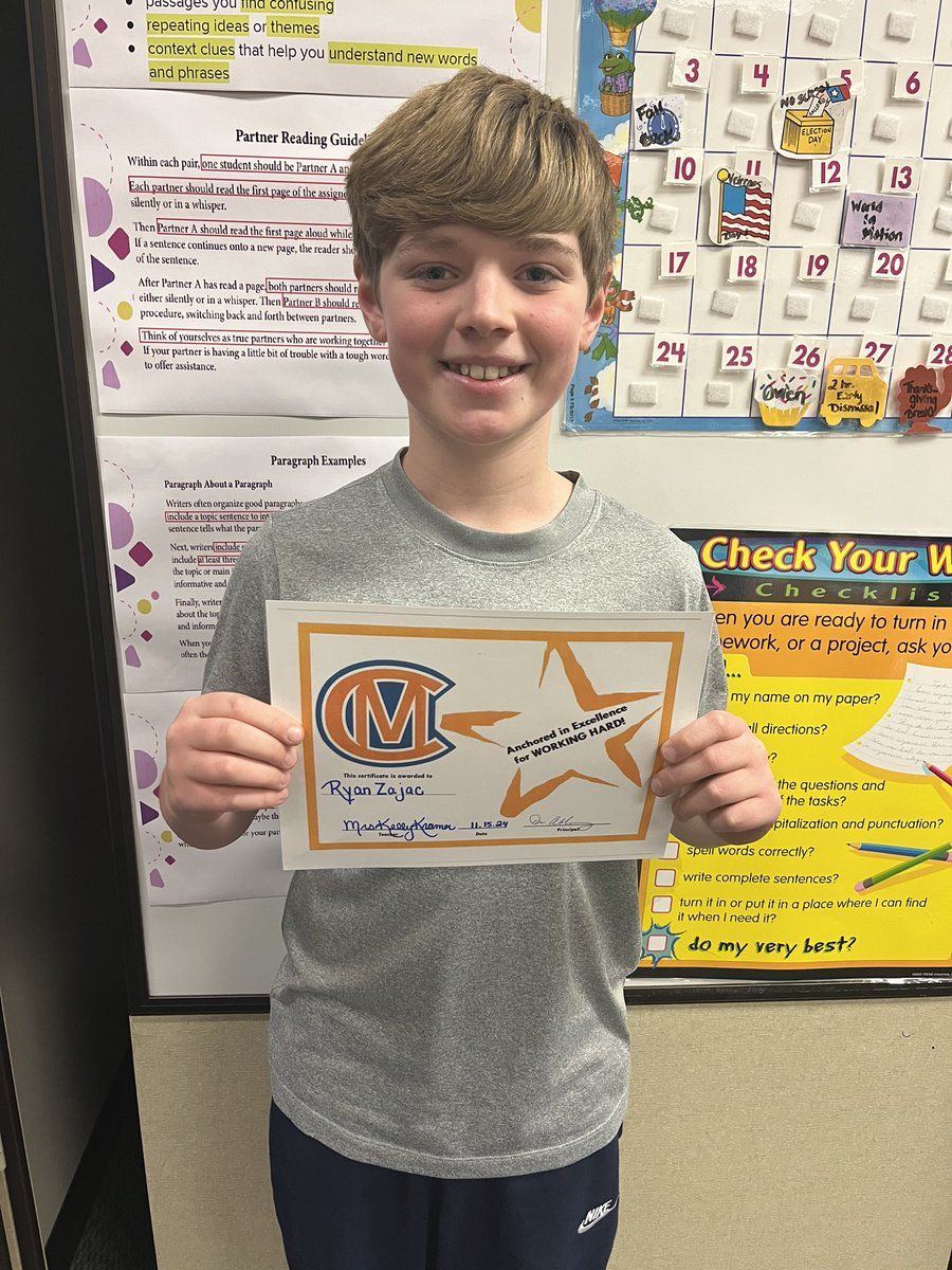 Kelly Kramer 108 (@mrskramer108) on Twitter photo Congratulations to our MVPs and Spotted Working Hard students. Way to show great leadership and kindness in the classroom. Congratulations Knox, Hunter, Bella, and Ryan!! <a href="/SherriSnyder23/">Sherri Snyder</a> <a href="/TeamNSIS/">North Strabane Intermediate School</a> <a href="/DrTaranto/">Greg Taranto Ph.D.</a> Congratulations to our MVPs and Spotted Working Hard students. Way to show great leadership and kindness in the classroom. Congratulations Knox, Hunter, Bella, and Ryan!! <a href="/SherriSnyder23/">Sherri Snyder</a> <a href="/TeamNSIS/">North Strabane Intermediate School</a> <a href="/DrTaranto/">Greg Taranto Ph.D.</a>