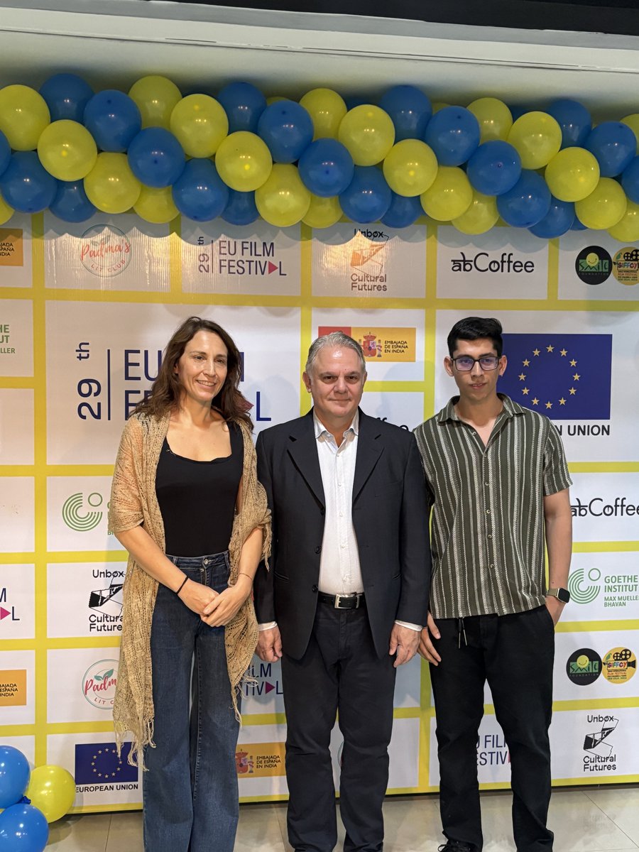 EU_in_India's tweet photo. The curtain falls on #EUFF2024 in Delhi 🎬✨
The 10-day journey through the magic of European cinema wraps up today! 🌍🍿
But don’t worry—this isn’t the end!
Our next stop is Kolkata. See you there on 27th November! 🎥✨
#WindowToEurope https://t.co/uOKnCfUn8p