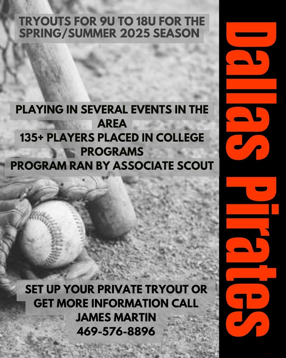 Dallas Pirates BB (@piratesdallas) on Twitter photo 