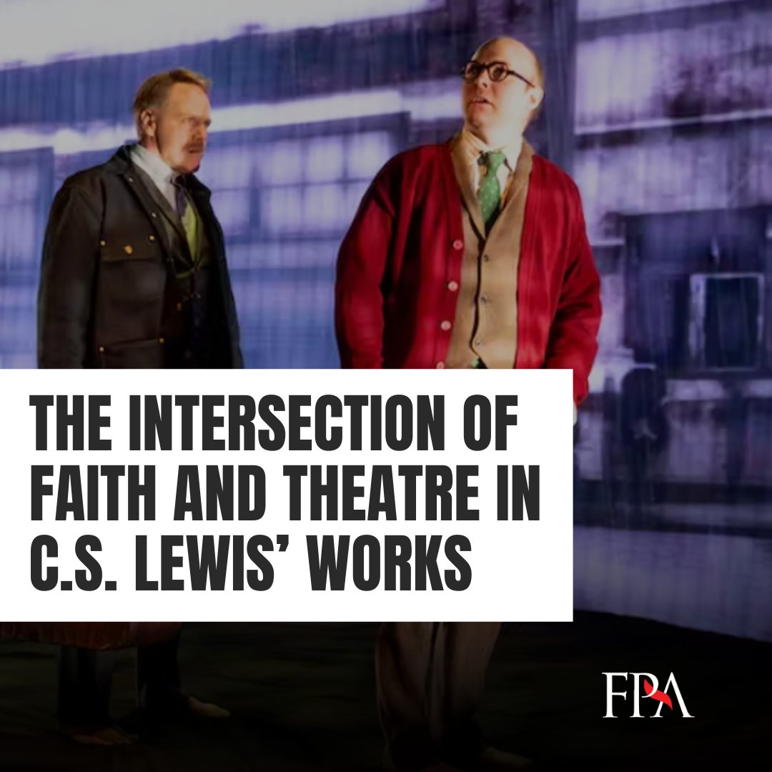We delve into how FPA uses theatre to deepen our engagement with Lewis' messages of faith in our article: "The Intersection of Faith and Theatre in C.S. Lewis’ Works". Read more here: bit.ly/4ewovOw