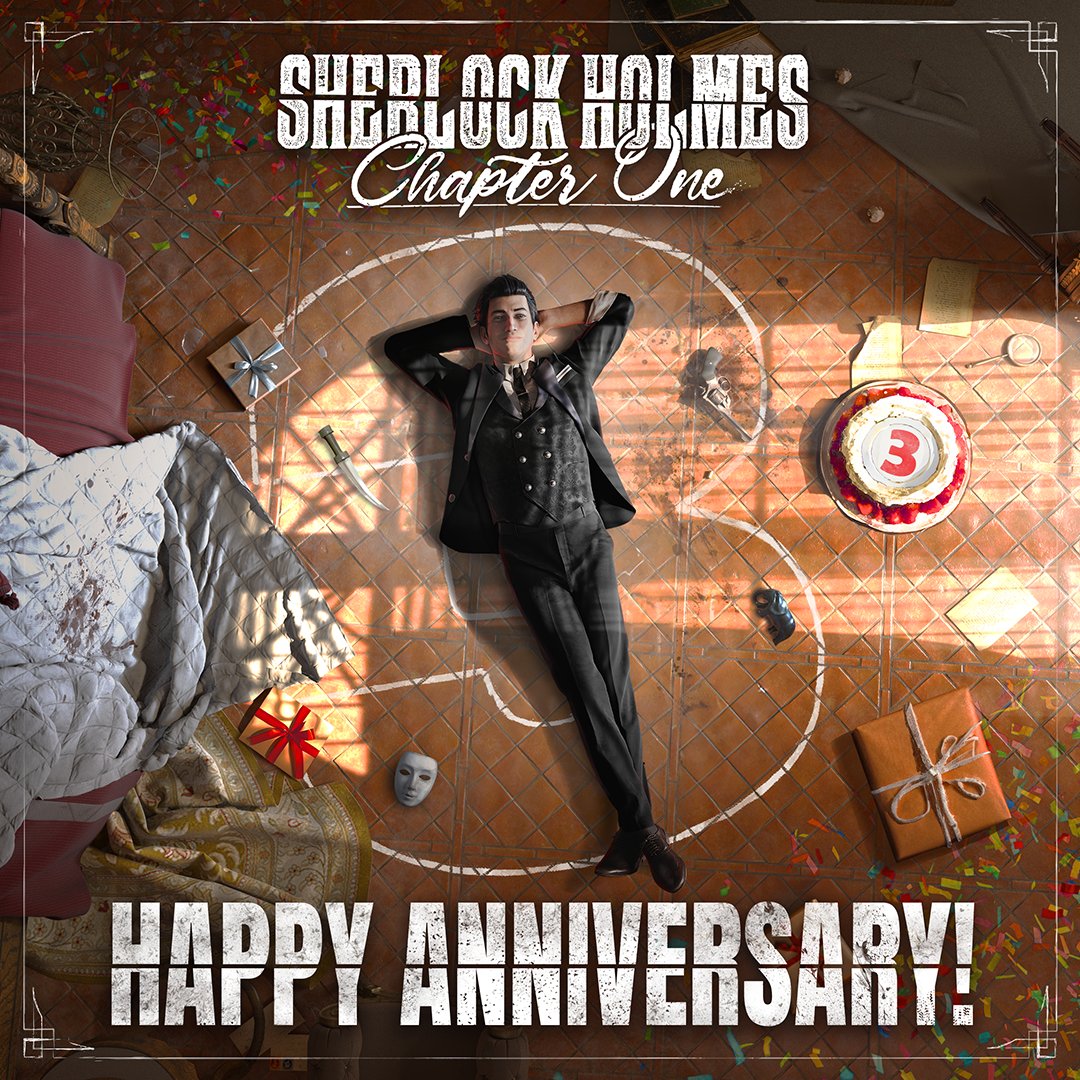 🔎 Three years ago, Sherlock Holmes: Chapter One invited you to step into the young detective’s shoes, uncovering mysteries of his past. 

Your passion helped bring the vibrant streets of Cordona to life and keeps the memories vivid 💭

Thank you for being part of this journey ❤️