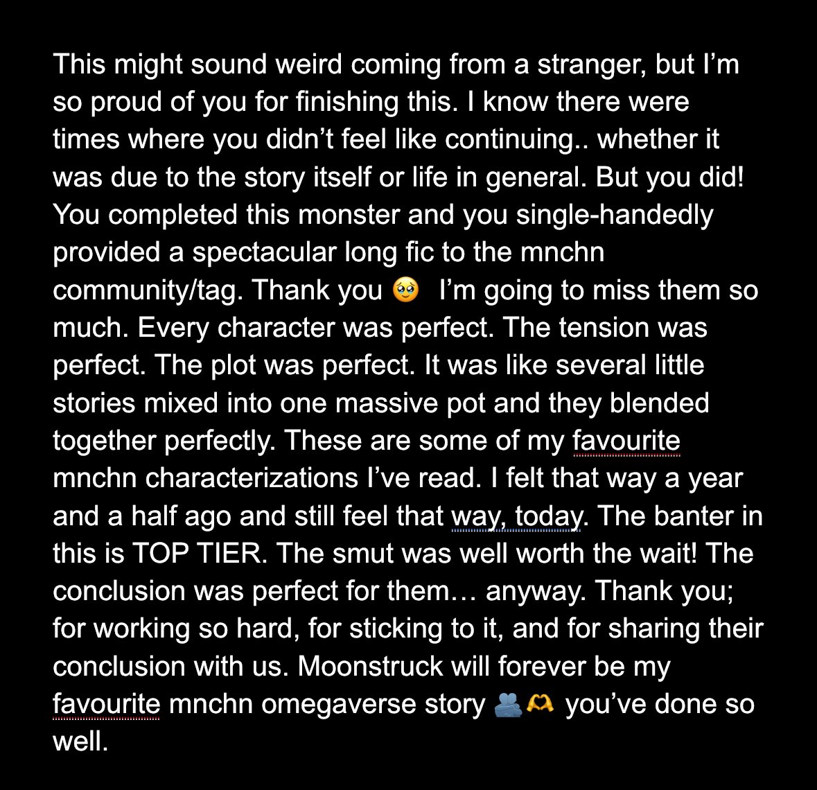 chrsy0325's tweet photo. @yeolinski I had a lot to say that wouldn’t fit in a comment, so here is my gush-fest over you and my favourite mnchn fic ever: https://t.co/elCT5TktKF