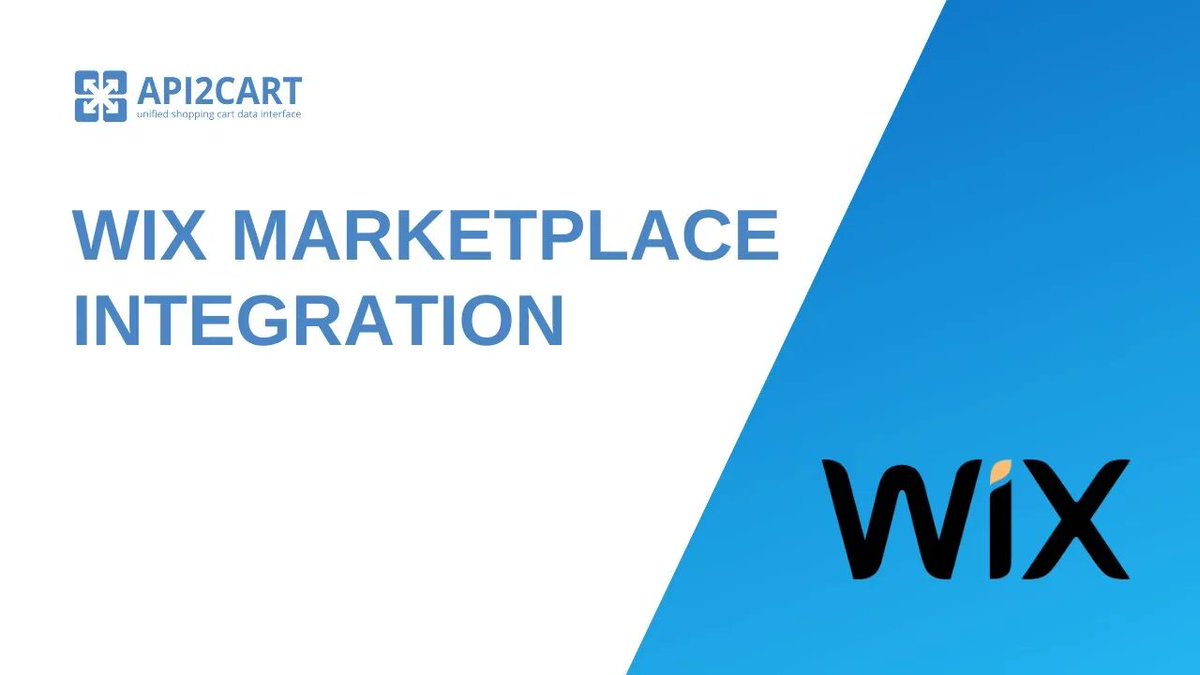 API2Cart's tweet image. 👨‍💻 Learn what is Wix Marketplace Integration and how to connect Wix with your eCommerce software in new video from API2Cart! 🚀 

📽️ Watch this video: bit.ly/3O1gPsI

#wix #wixmarketplace #wixintegration #wixmarketplaceintegration #ecommerce