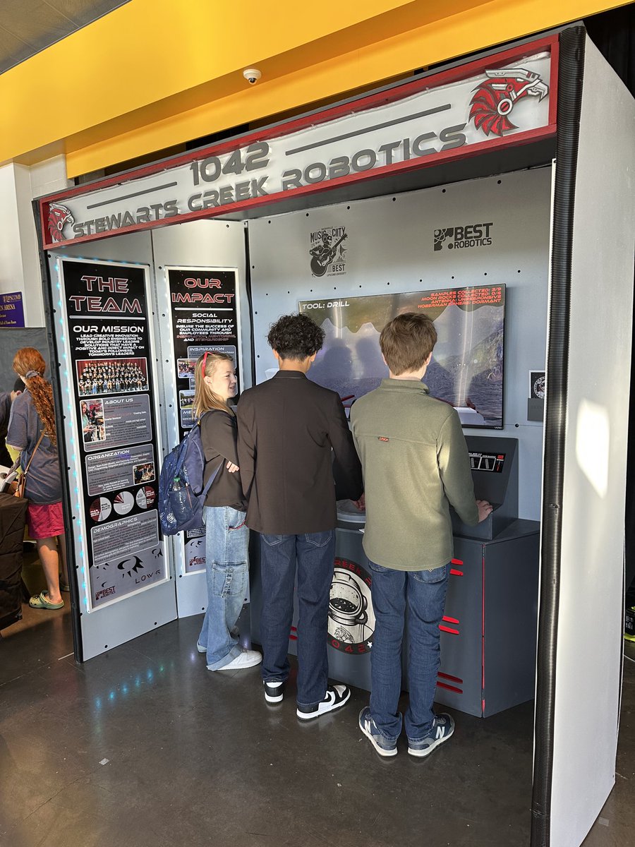 sc_robotics's tweet image. The booth is finished! ๐ Huge congratulations to all of our incredible booth team members who worked tirelessly all season and showed up bright and early this morning to set it up! ๐ค๐ช @MCBestRobotics @MCBestRobotics #bestrobotics #teamwork