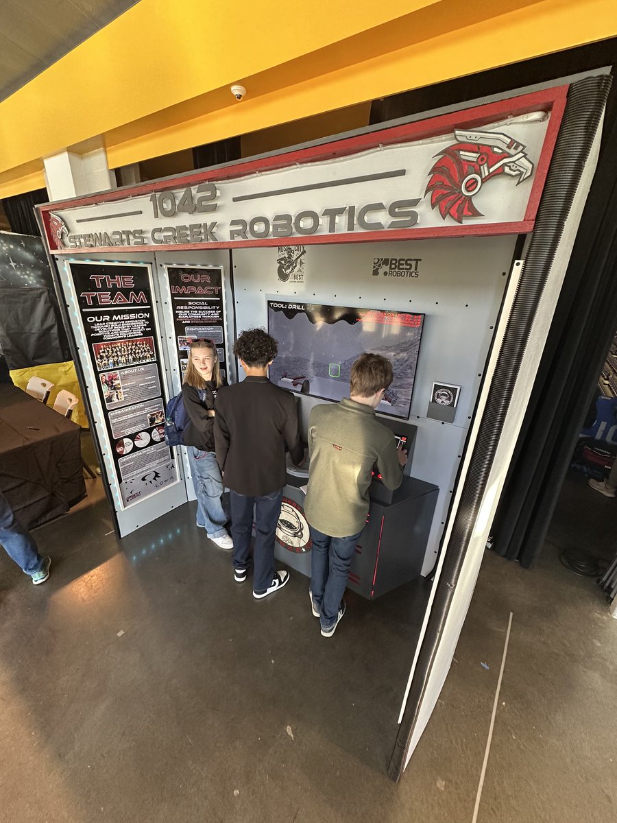 sc_robotics's tweet image. The booth is finished! ๐ Huge congratulations to all of our incredible booth team members who worked tirelessly all season and showed up bright and early this morning to set it up! ๐ค๐ช @MCBestRobotics @MCBestRobotics #bestrobotics #teamwork