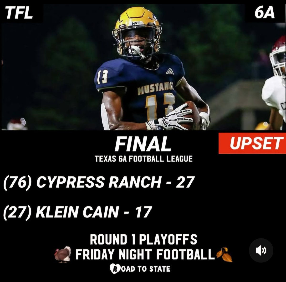 BIG Team Win last night, on to Round 2! 😴💤😤⏳️ #19 #WR #PR #KR #MakePlays #SophomoreSzn #2027 #MWT <a href="/CyRanchFB/">Cypress Ranch Football (TX)</a>  <a href="/WRAB50/">William Blaylock</a> <a href="/carrier_teddy/">Coach Teddy Carrier, M.Ed.</a> <a href="/justinallen_13/">Justin Allen</a> <a href="/CoachKeggins/">Coach Jullian Keggins</a> <a href="/Coach_Ware/">Brian Ware</a> <a href="/rashadbobino44/">rashad bobino</a> <a href="/J_Hines74/">Jacob Hines</a> <a href="/Coach_Herrera76/">Anthony Herrera</a> <a href="/Coach_Wozniak/">Coach Conrad Wozniak</a>  <a href="/Coach_C_Beal/">Coach Beal</a> <a href="/shwstppr34/">Coach Tyson Wilson</a>  <a href="/CoachScottTX/">Sam Scott, M.S.</a>