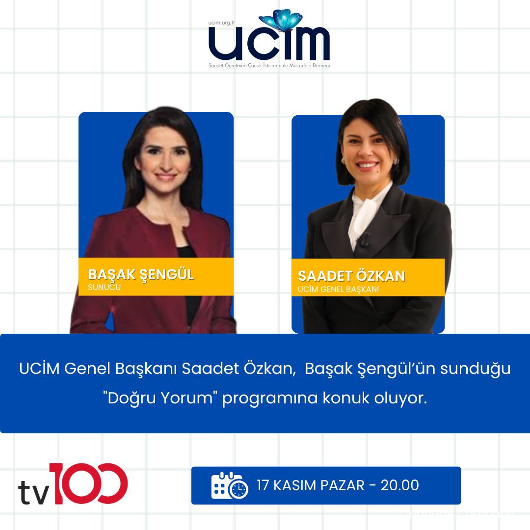 Sayın <a href="/SaadetOzkanEfe/">Saadet Özkan</a> Öğretmenimiz,  

Başak Şengül’ün sunduğu "Doğru Yorum" programına katılacağınız öğrenmek bizler için büyük bir gurur kaynağıdır. Çocuklarımızın haklarını savunmak ve onları her türlü istismar ve ihmale karşı korumak adına verdiğiniz mücadele, yüreklere