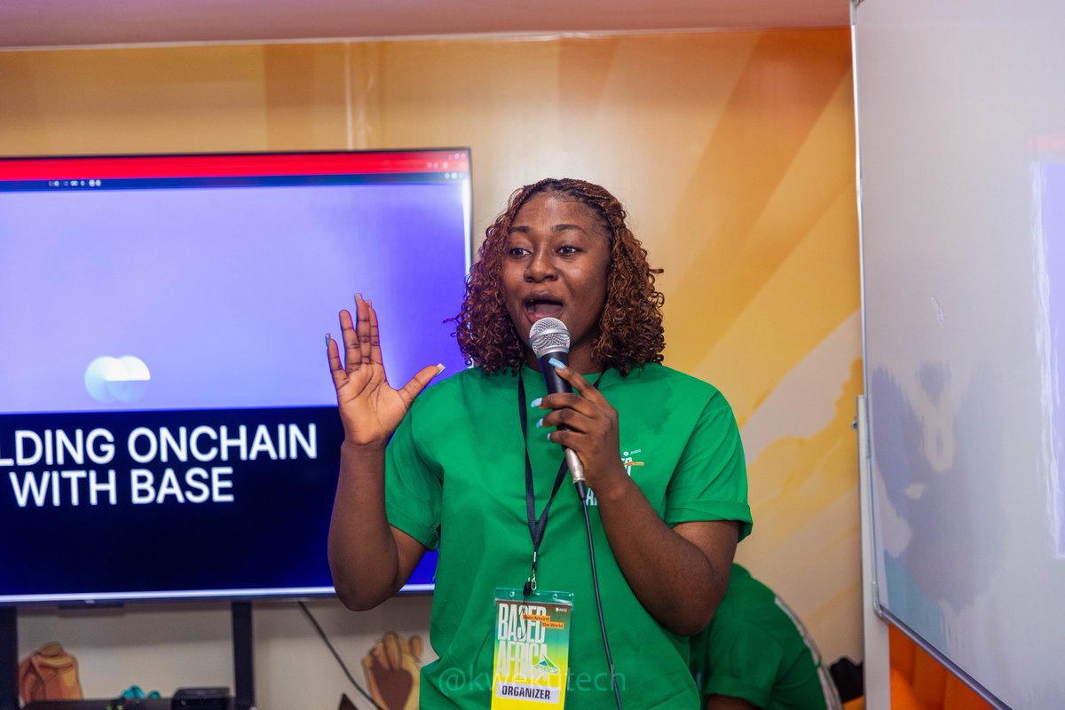 __iamcharis's tweet photo. Just realizing I was actually the only female here!
Big shoutout to @koderHolic for creating a community of vibrant, confident, tenacious, creative and innovative ladies pioneering the decentralized revolution in Africa @web3ladies
Wouldnβt be here in the first place if not for the intentional guidance from @koderHolic and @codemathics. Thank you both so much!ππ.