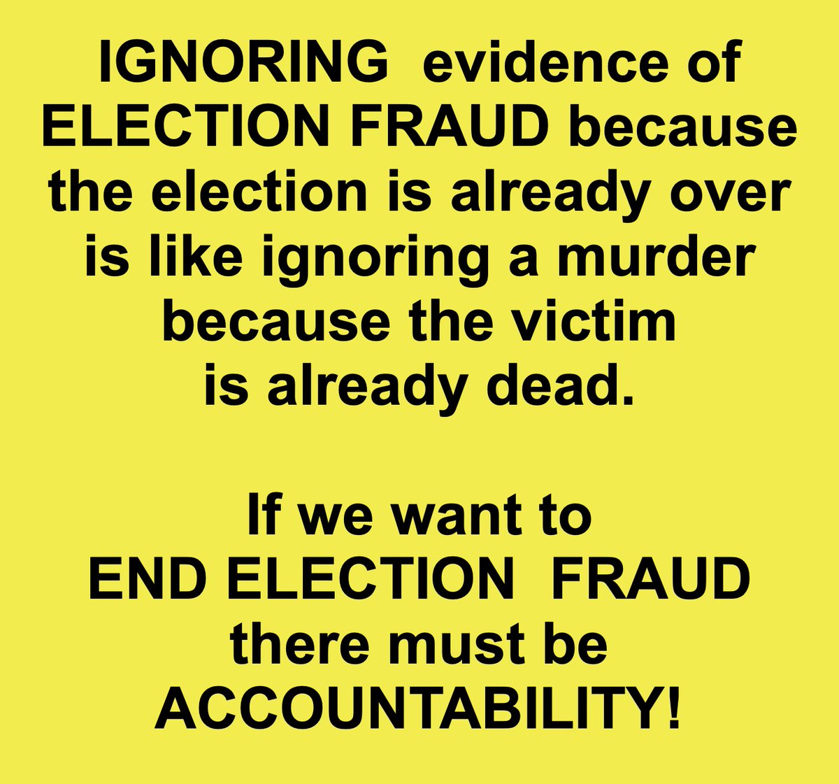 <a href="/elonmusk/">Elon Musk</a> 🔥People MUST Go to JAIL
       for ELECTION FRAUD for 
       it to END ! 🔥

💥Govt Officials who commit
       ELECTION FRAUD should 
       be charged with TREASON
       &amp; Go go JAIL for LIFE !