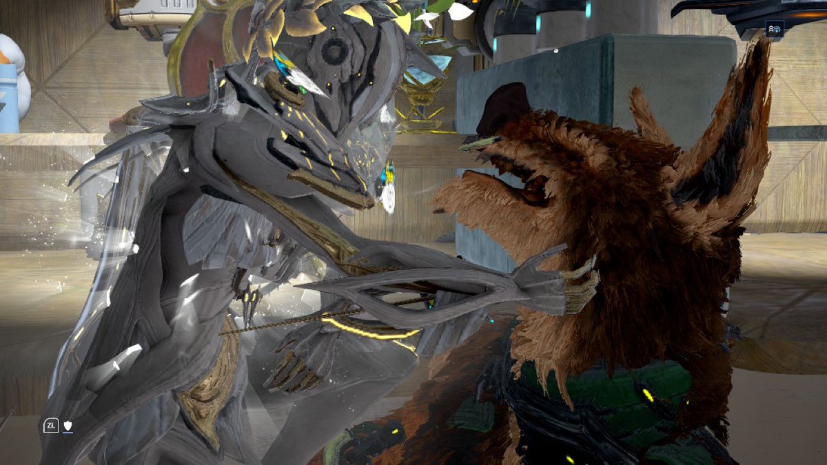 comilly's tweet photo. 大きな子が来た！
#Warframe https://t.co/p0H459xpNQ