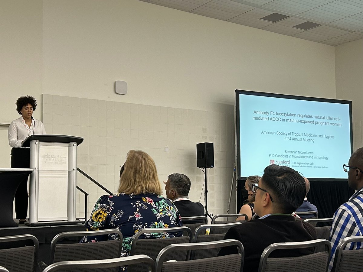 still pinching myself! thanks to everyone who attended my #TropMed24 talk yesterday and for the organizers for giving me this opportunity to talk about my work (<a href="/pjagannathanlab/">Jagannathan Lab</a>). so grateful for this meeting and this wonderful community! #IamTropMed
