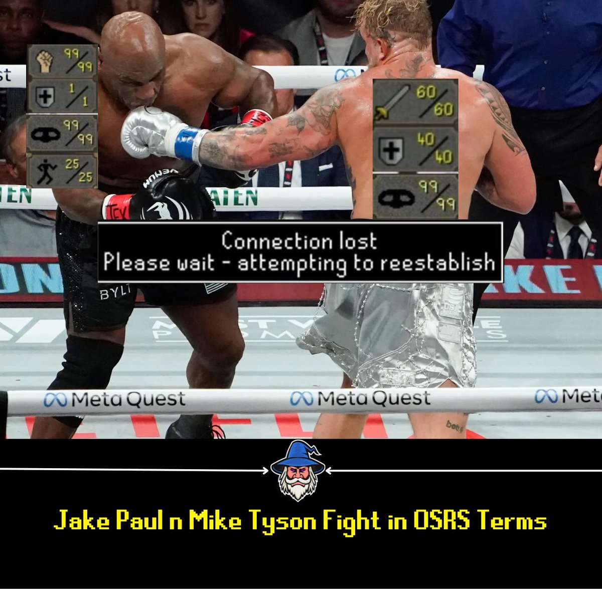 Wish they both drank stamina &amp; overload potions 😭

#miketyson #runescape #osrs #jakepaul