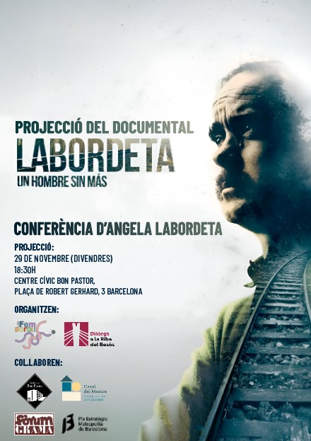 Diàlegs a la Riba del Besòs (@dialegsbesos) on Twitter photo 🗓 El divendres 29 de novembre, us convidem a la projecció del documental 'Labordeta, un hombre sin más'.
🕡 18:30h
📍 Centre Cívic del Bon Pastor
Organitzat amb <a href="/femsorollbp/">Fem Soroll BonPastor</a>, comptarà amb la conferència d'Angela Labordeta, escriptora i filla de José Antonio Labordeta. 🗓 El divendres 29 de novembre, us convidem a la projecció del documental 'Labordeta, un hombre sin más'.
🕡 18:30h
📍 Centre Cívic del Bon Pastor
Organitzat amb <a href="/femsorollbp/">Fem Soroll BonPastor</a>, comptarà amb la conferència d'Angela Labordeta, escriptora i filla de José Antonio Labordeta.