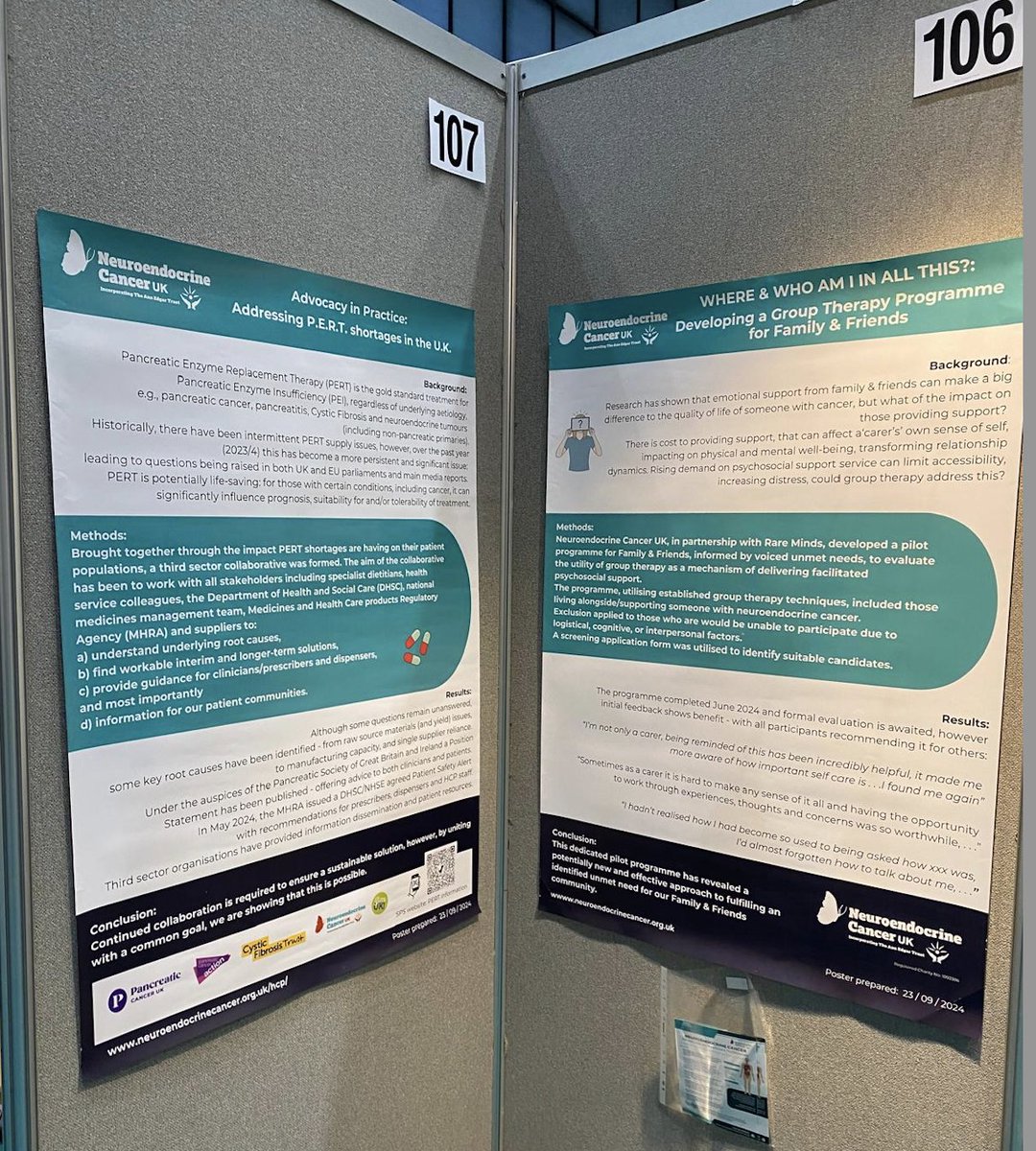 Several vital aspects of third sector support in cancer care : advocacy, partnership, promoting the voice of those living with cancer and actively addressing unmet needs #UKONS2024 <a href="/ncukcharity/">Neuroendocrine Cancer UK #NotJustNECancer</a>