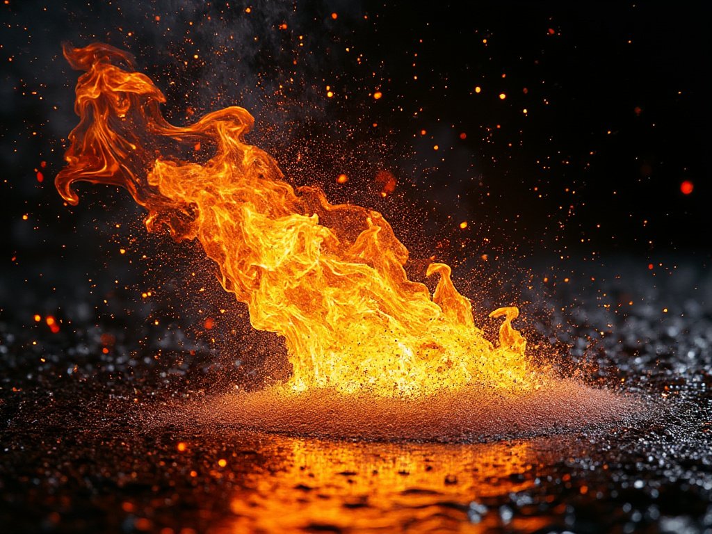 _Athija_'s tweet photo. 💡Did you know? Some metals can catch fire when exposed to water! For example, sodium and potassium are highly reactive with water. When they come into contact, they can create a violent explosion. This is because they react quickly, releasing hydrogen gas, which ignites and causes flames. This makes handling these metals very dangerous!