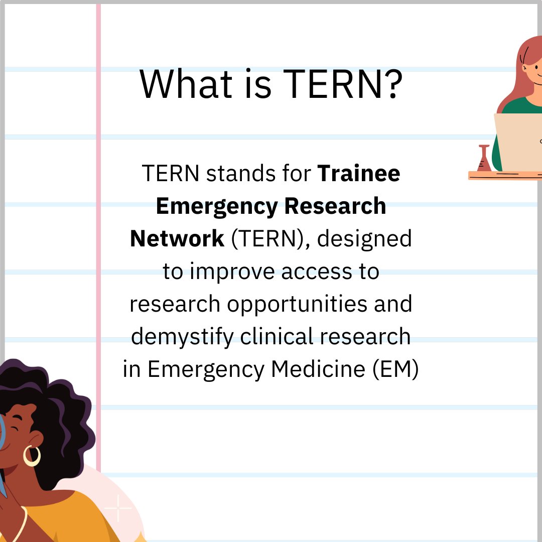 RCEMLearning's tweet image. Allow us to reintroduce ourselves...what do you know about TERN? 

Trainee Emergency Research Network designed to improve access to research opportunities and demystify clinical research in EM

 Start by submitting an abstract for our #EMTA conference rcem.ac.uk/events/emta-co…