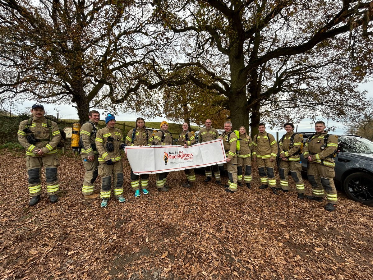 HWFire's tweet photo. 🚒 Today, HWFRS firefighters, friends, and family are hiking the nine-mile Malvern Hills walk in full firefighting gear, all to support the Fire Fighters Charity! Help us reach our goal of £50,000 in our 50th year by donating here: https://t.co/4AK9TGIS09
#FiftyForFifty #HWFRS https://t.co/1GhpXYwAlS