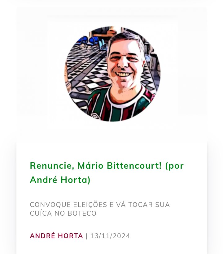 PanoramaTri's tweet image. PANORAMA TRICOLOR 

Aqui você lê e ouve sempre antes, desde 2012.   

panoramatricolor.com.br

#nocopy #noimitation #since2012 #PanoramaTricolor #cantinhodolaranjal