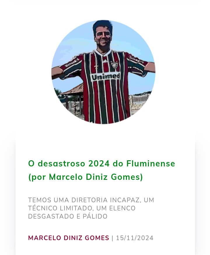 PanoramaTri's tweet image. PANORAMA TRICOLOR 

Aqui você lê e ouve sempre antes, desde 2012.   

panoramatricolor.com.br

#nocopy #noimitation #since2012 #PanoramaTricolor #cantinhodolaranjal