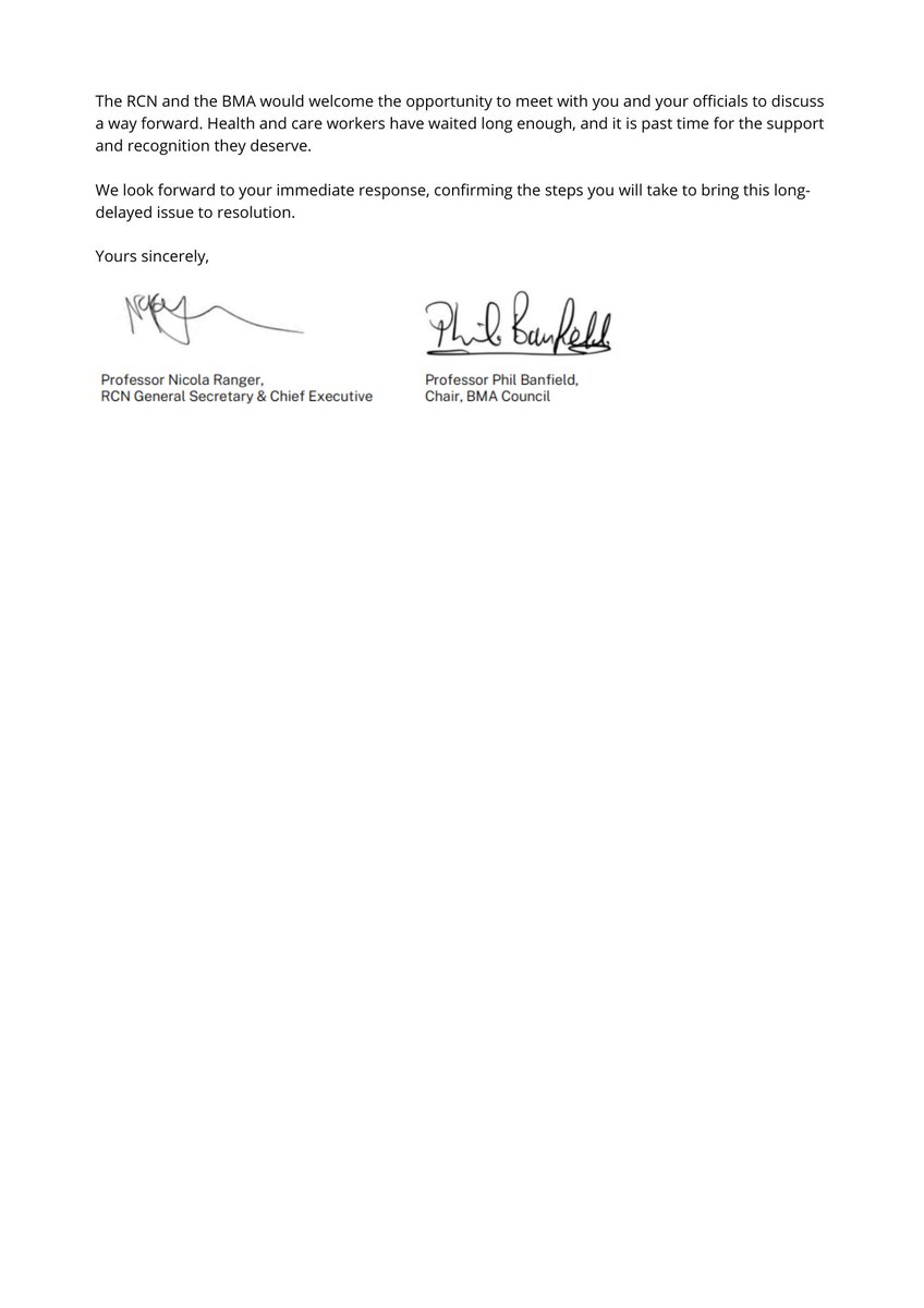 Health and care staff with long COVID are being denied access to vital benefits, two years after the government's own advisory body urged action.

It's not good enough.

Today, alongside <a href="/TheBMA/">The BMA</a>, we've written to ministers calling for no more delays.

🔗 bit.ly/3Z6YP6H