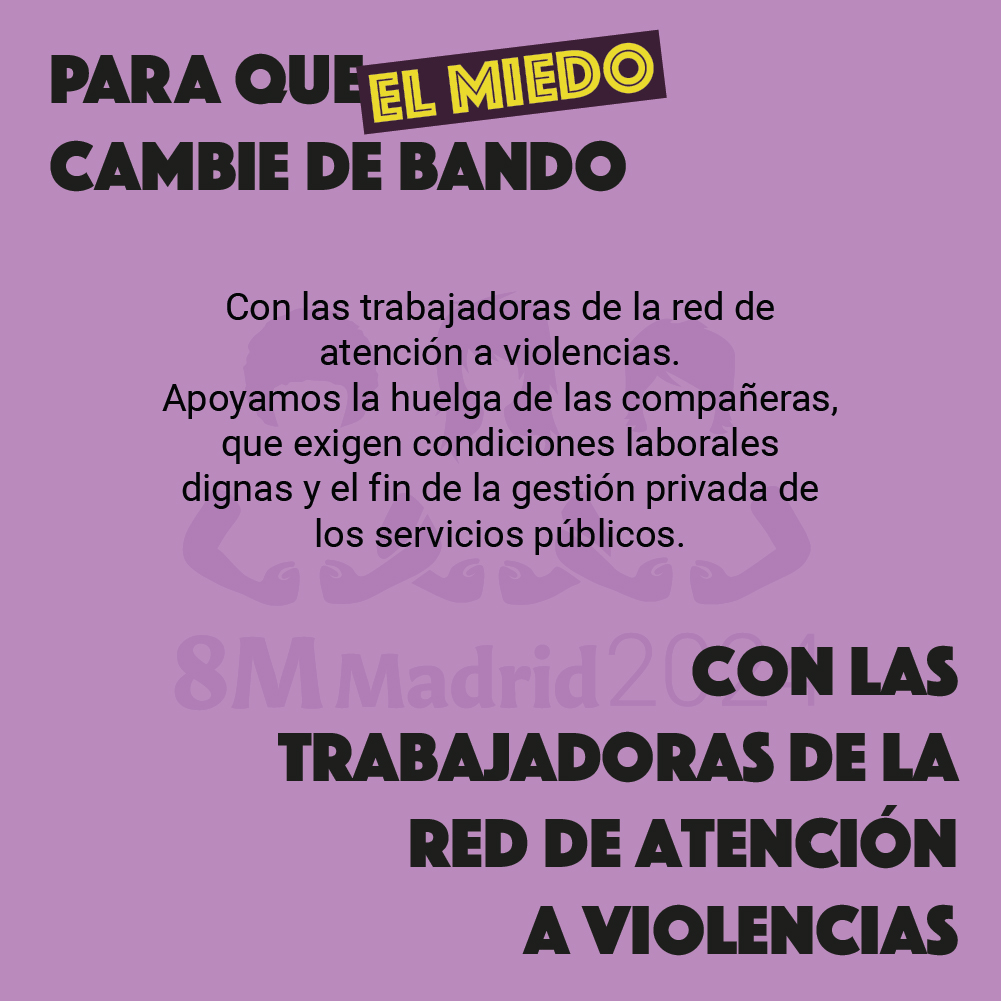 FeminismosMad's tweet photo. Este 25N, juntas, el miedo cambia de bando 🔥.

Nos vemos en las calles: 
📆 25 de noviembre
🕖 19h
📍 De Atocha a Cibeles
⚧️ Espacio seguro para mujeres y disidencias 

Te esperamos ✊🏽💜🏳️‍⚧️ https://t.co/sUubRzFsh5