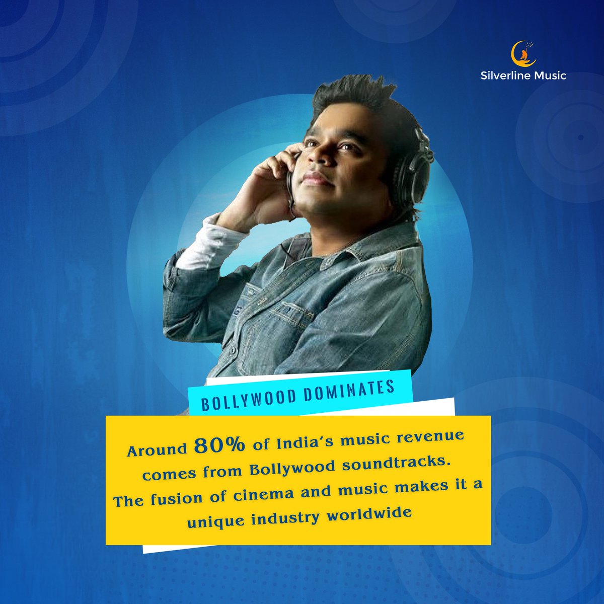 silverlinecorp's tweet photo. "Bollywood Soundtracks Dominate India's Music Industry "

Did you know? 80% of music revenue in India comes from Bollywood soundtracks! From chart-topping hits to unforgettable melodies, the magic of Bollywood music is shaping the industry.

#Bollywood #MusicIndustry #IndianMusic https://t.co/1d22BzaaFc
