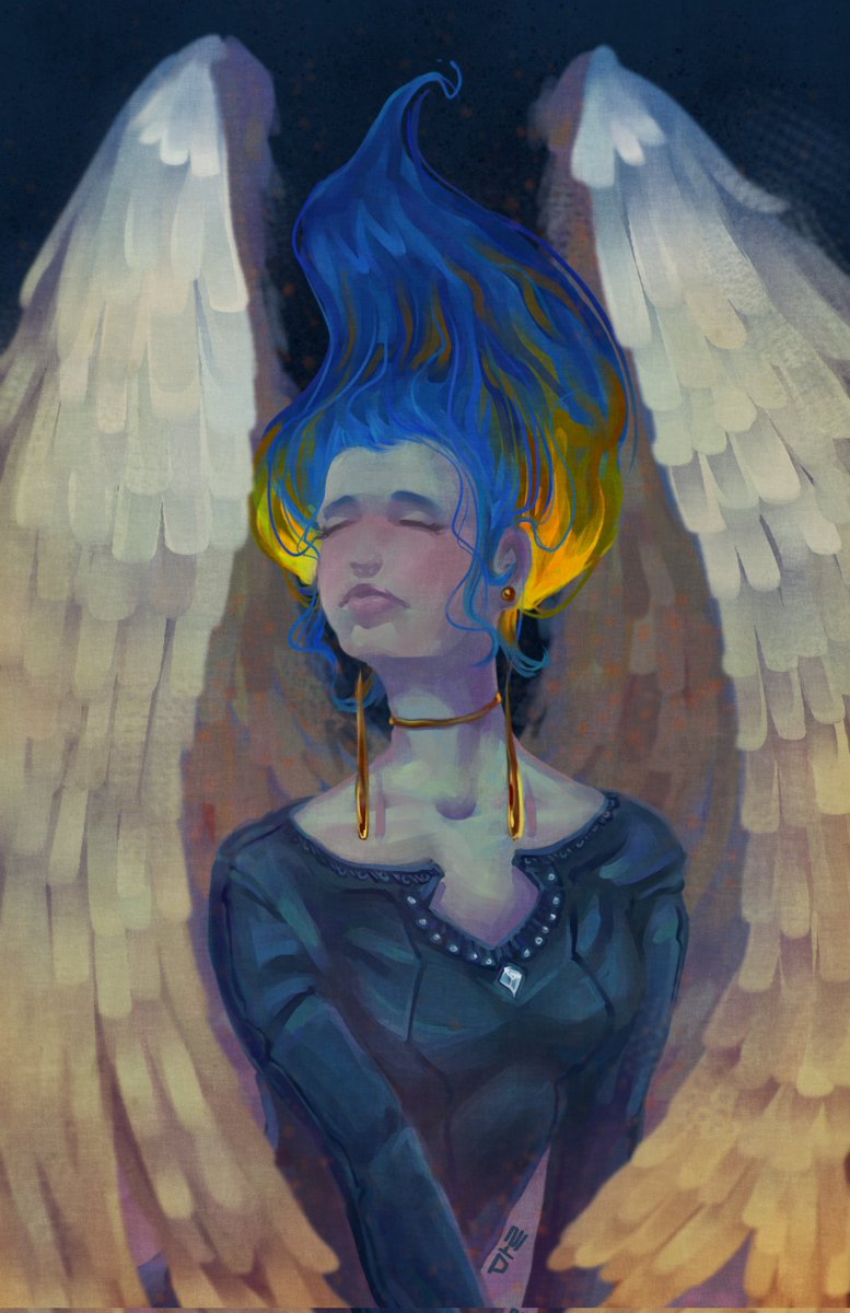 I love wings, I love the angels, and I love characters with wings so much 🧚‍♂️ They are just beautiful!! Who is your favorite winged character?
#wings #Characterdesign #digitalpainting #originalcharacter