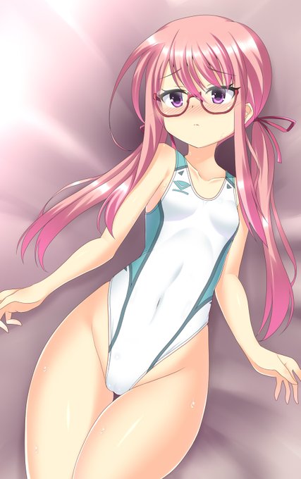 AFS士官学校の指定水着(競泳水着)を着たカナリ。
ちょっと光源調整したもの。
塗りミスも直してます。 