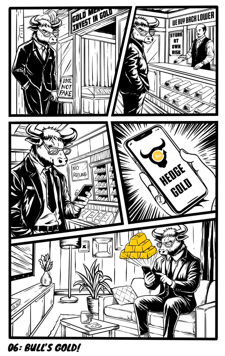 BCH_BULL's tweet image. Bull’s Gold = hedging gold on-chain with BCH Bull, no vaults, no middlemen—just BCH smart contracts to virtually own gold. Get your bull's gold here: app.bchbull.com. #DeFi