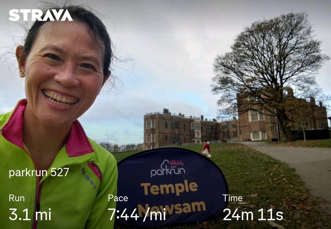 Ai Lyn Tan (@ailyn_runner) on Twitter photo Perfect running conditions <a href="/TNparkrun/">TempleNewsam parkrun</a>
Thank you volunteers for my #parkrun 527, #runstreak 1,720 😀
Well done all parkrunners!👏🏽
#loveparkrun #ukrunchat Perfect running conditions <a href="/TNparkrun/">TempleNewsam parkrun</a>
Thank you volunteers for my #parkrun 527, #runstreak 1,720 😀
Well done all parkrunners!👏🏽
#loveparkrun #ukrunchat