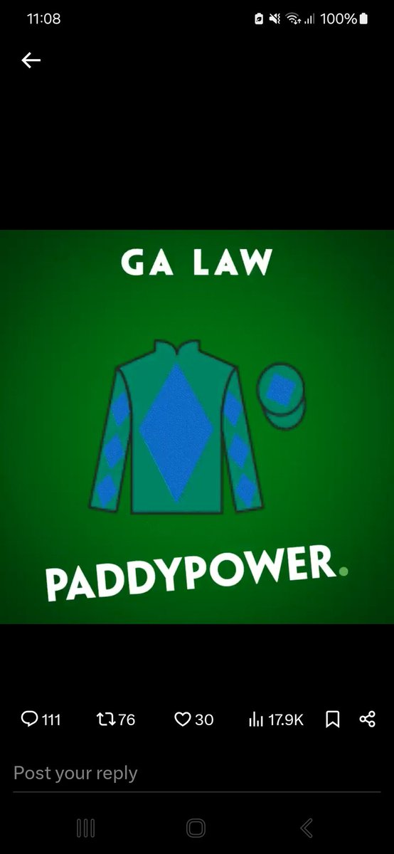 pauloddster's tweet photo. @paddypower #ppgoldcup https://t.co/U4DSLzuERS