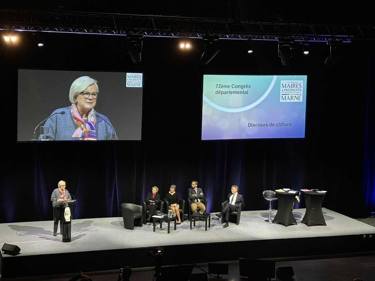 Notre matinée se termine avec Catherine Vautrin, Ministre du Partenariat avec les territoires et de la Décentralisation !