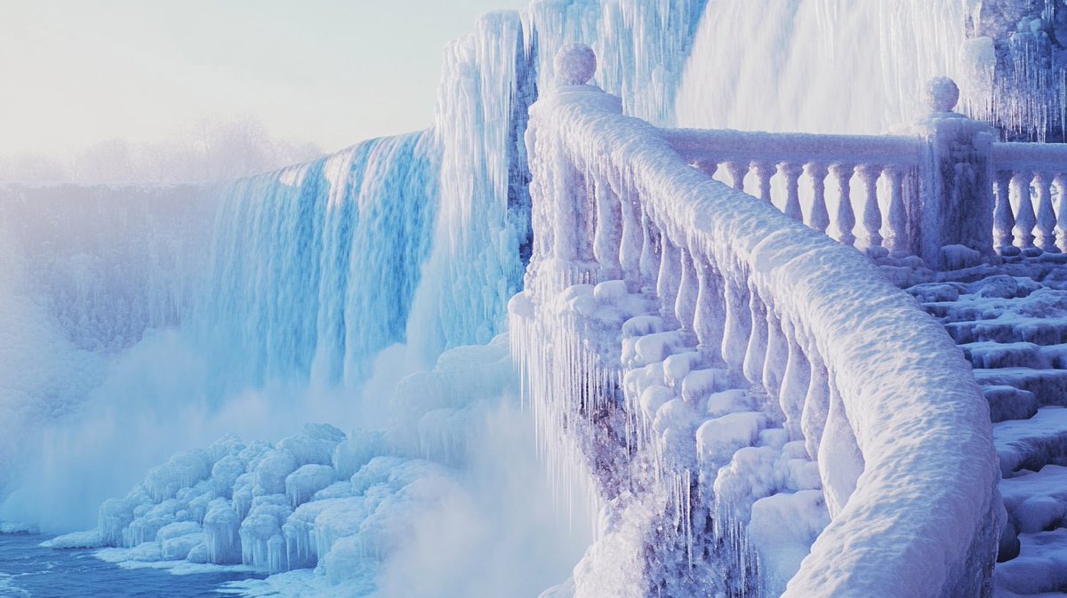 LitArtificial's tweet photo. QT your Frozen Waterfall
#Snowvember Day 16 https://t.co/RI69wQCdwk