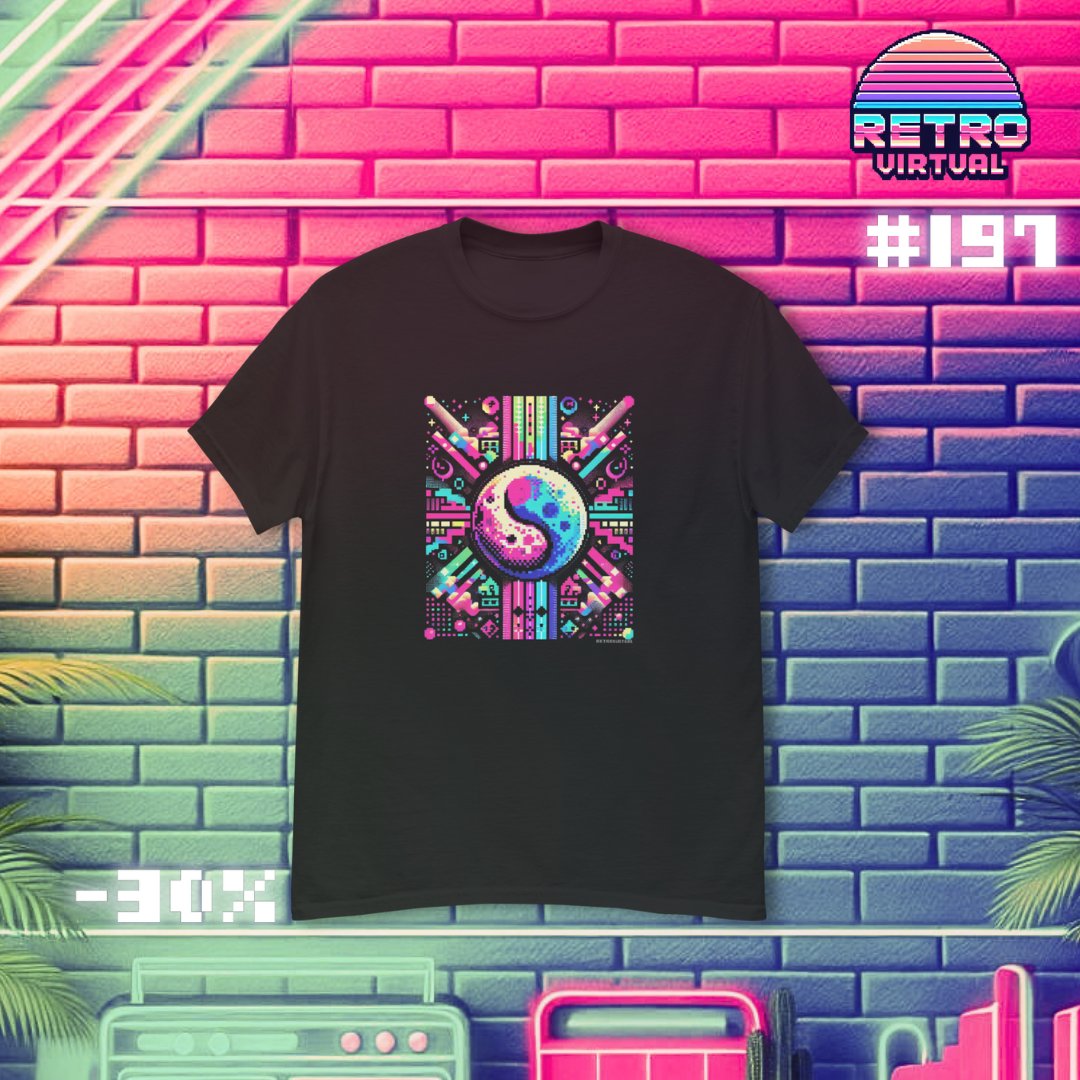 RetroVirtualX's tweet image. ☯️ Equilibrio Digital ☯️

👾☯️ ¡Descubre la armonía entre lo tradicional y lo moderno con @RetroVirtualX #197!

✨🟨🟧🟥☯️🟦🟩🟨✨
#RetroVirtual #PixelArt #ModaUnisex #MarcaDeRopa #EquilibrioDigital #Armonía