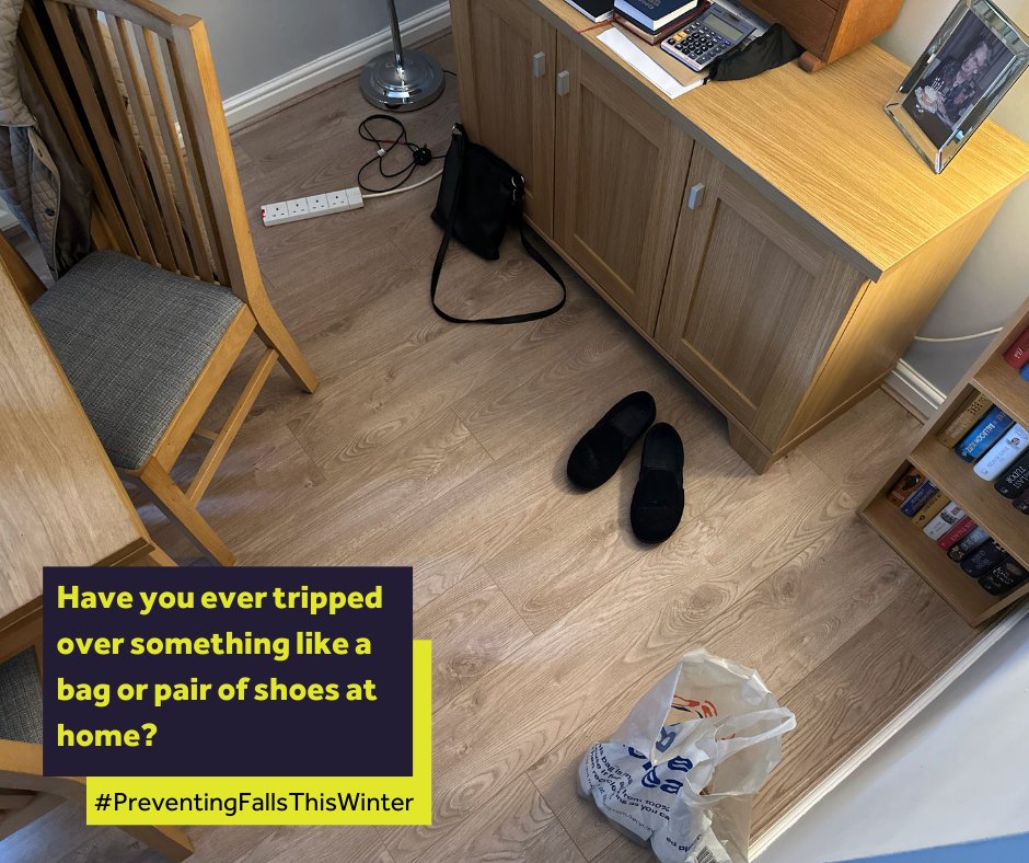 Falls in the home can be life-changing. Simple things, such as clearing the clutter, improving lighting, and mopping up spillages that may cause a trip hazard, can help minimise the risks for ourselves and our loved ones.
nwas.nhs.uk/falls
#PreventingFallsThisWinter