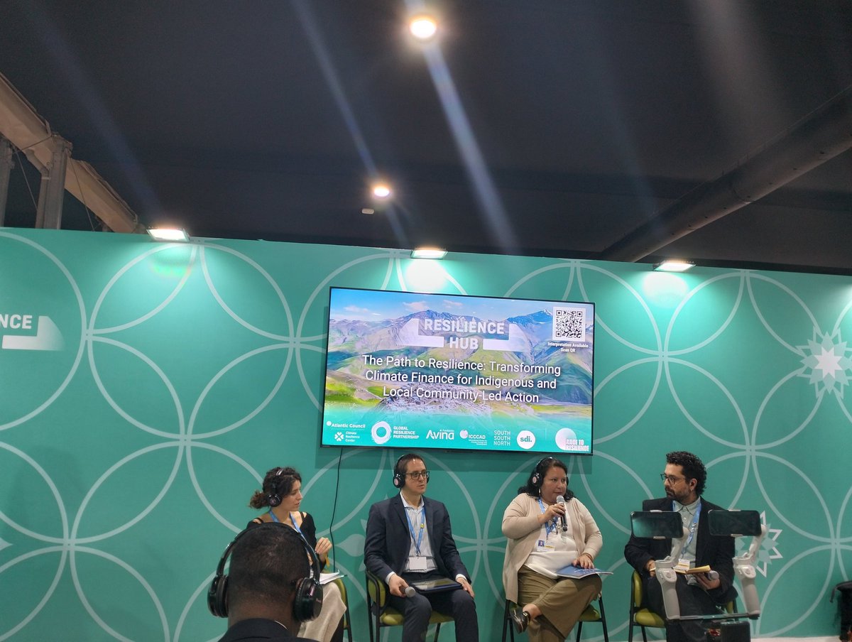 In terms of acess to #Finance for #IndigenousPeoples,there is little reaching communities. We call for direct financing to Indigenous communities &amp; Indigenous led funds #COP29Baku