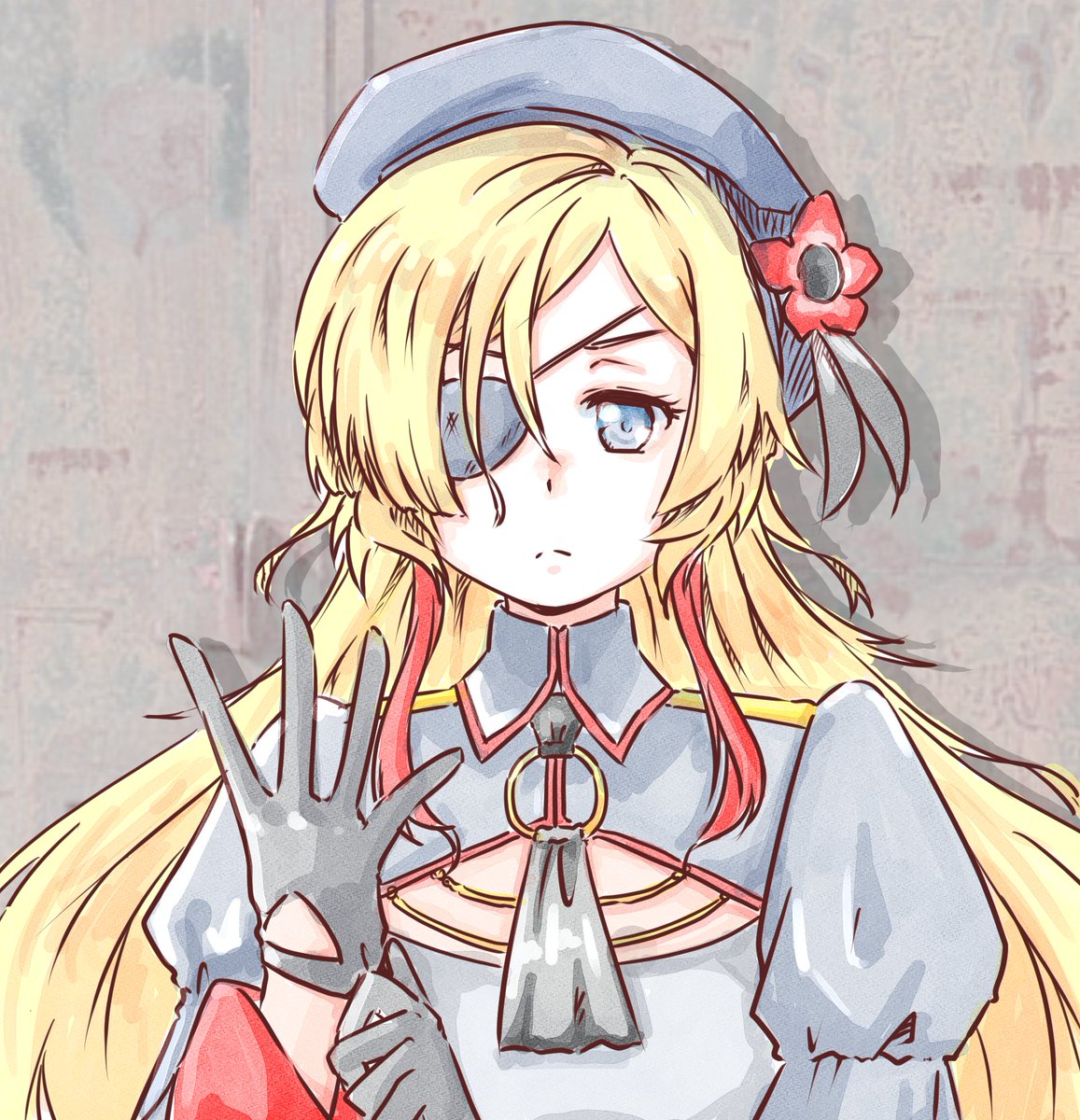 ヰ世界情緒 「ほらぁ一色先生も描いたぢゃん!眼帯ジョチョはいいんですよ!誰もわかってくれないん」|OGA-SAN🔭🎸🎨観測結束絵描き垢のイラスト