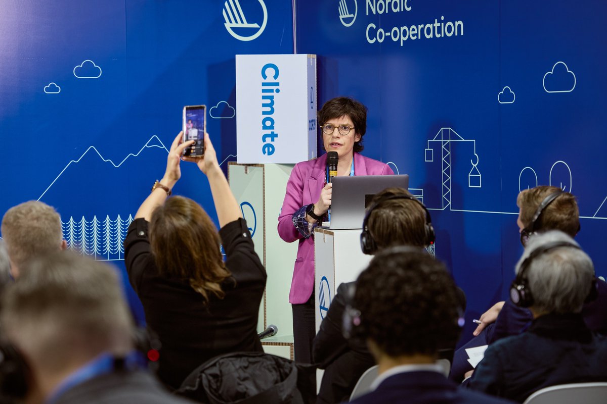 “How do we triple green energy capacity by 2030?” 🌱 At #COP29 Energy Day in Baku, the #NordicPavilion focused on this as a main discussion point. How can we accelerate the transition to renewable energy?

Read the story 🌎 👉
norden.org/en/news/accele…
#NordicSolutions