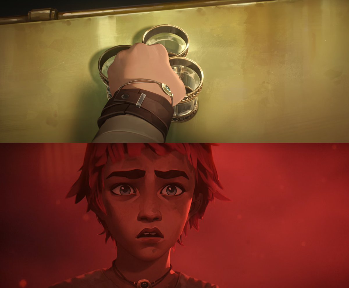 krissibarks's tweet image. Guys. She's wearing Vander's bracelet as a necklace oh my god.