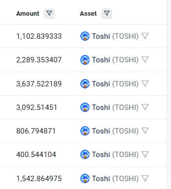 🌱 Base Minister🌴 (@grodtdsas) on Twitter photo <a href="/MariusCrypt0/">James Bull</a> Hi bro
GM and Good health
Take a good look at Baby Toshi. Hold $BTOSHI from <a href="/basedbabytoshi/">Baby Toshi</a> earns a lot of $TOSHI.
Here some example: <a href="/MariusCrypt0/">James Bull</a> Hi bro
GM and Good health
Take a good look at Baby Toshi. Hold $BTOSHI from <a href="/basedbabytoshi/">Baby Toshi</a> earns a lot of $TOSHI.
Here some example: