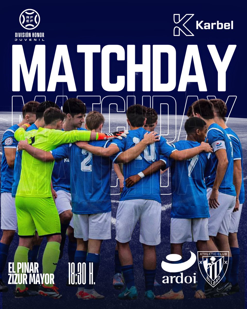 ⚔️ 𝐌𝐀𝐓𝐂𝐇𝐃𝐀𝐘. 💥

#ArdoiAthletic  | #DHJuvenil