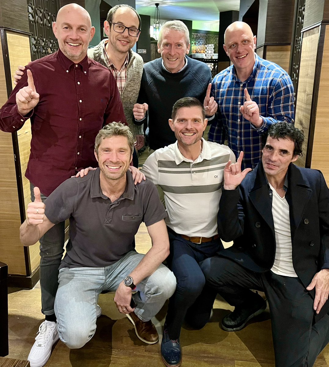 A great night with a group of truly talented athletes to celebrate the 25th anniversary of winning the Nat 6 Stage Road Relays, recollecting stories on an evening where National Champions Olympians, GB Internationals &amp; European, Commonwealth medalists were “2 a penny” ❤️ #runners