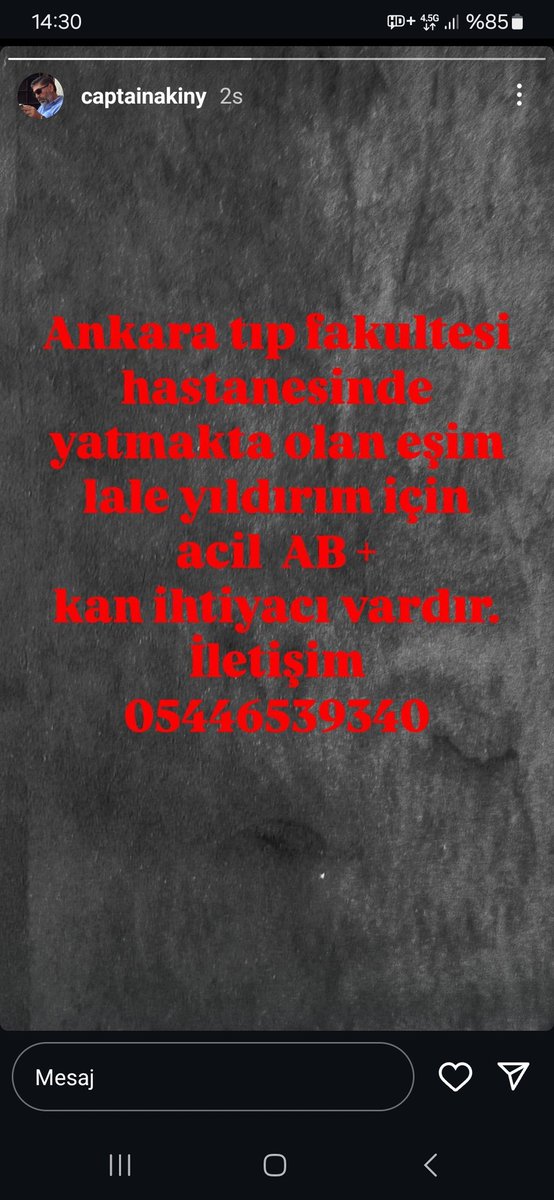 Acilllll Lütfen 🚨🚨🚨