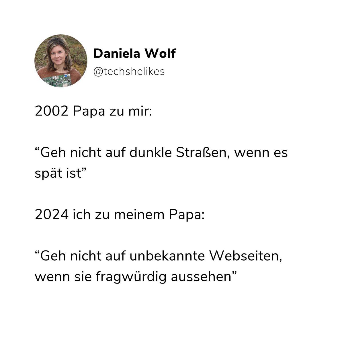 techshelikes's tweet image. 📣 Aus der Reihe: #techshelikes - Eltern erklären es ihren Kindern … und umgekehrt! 📣
Medienkompetenz ist ein echtes Generationenprojekt! 🚀 Deswegen lasst uns gemeinsam lernen und lachen, denn ein bisschen Humor macht die Sache gleich viel leichter. #generationreverse