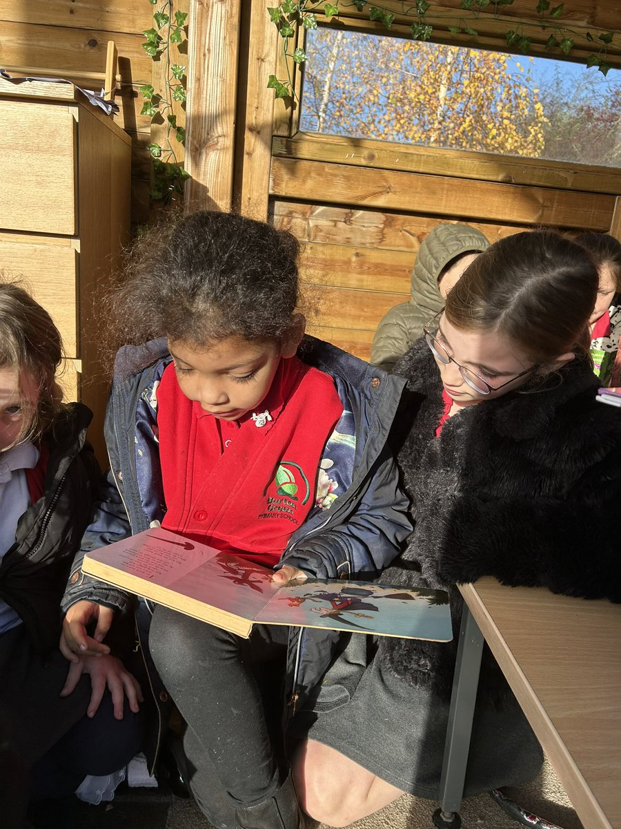 This week, it was a fantastic  to watch our wonderful reading ambassadors reading  with younger children! #BGExtra #BGReading