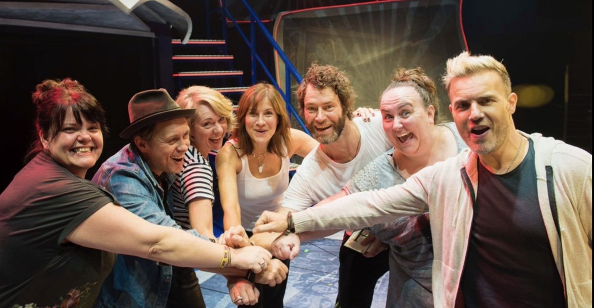 Going through some memories....this is one of my favourites from #TheBandMusical xx such amazing times....always feel so lucky to have these great experiences. 💜